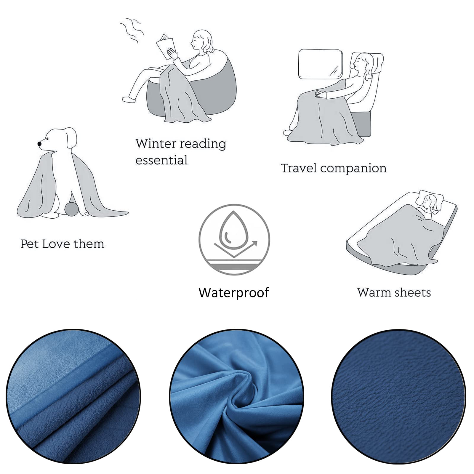 Ameritex manta reversible, dos caras para decorar.