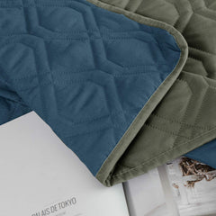Ameritex doble cara reversible ofrece dos colores para combinar muebles.