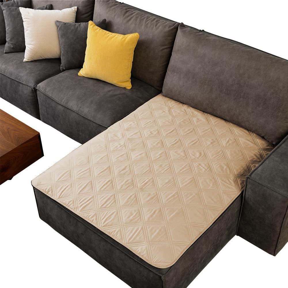Ameritex funda impermeable para cama de perro 40x50 beige protege contra líquidos.