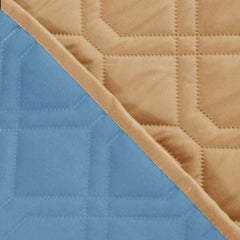 Ameritex funda impermeable con dos colores ofrece versatilidad estética.