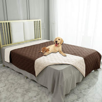 Ameritex funda impermeable para perros en sofá protege muebles.