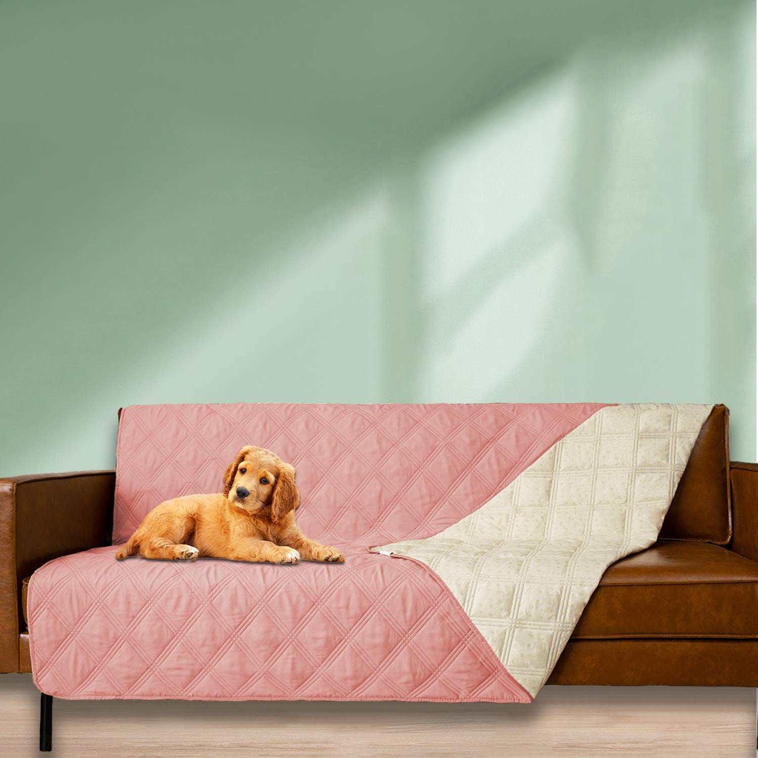Ameritex funda resistente a aranazos de perro protege muebles y textiles.