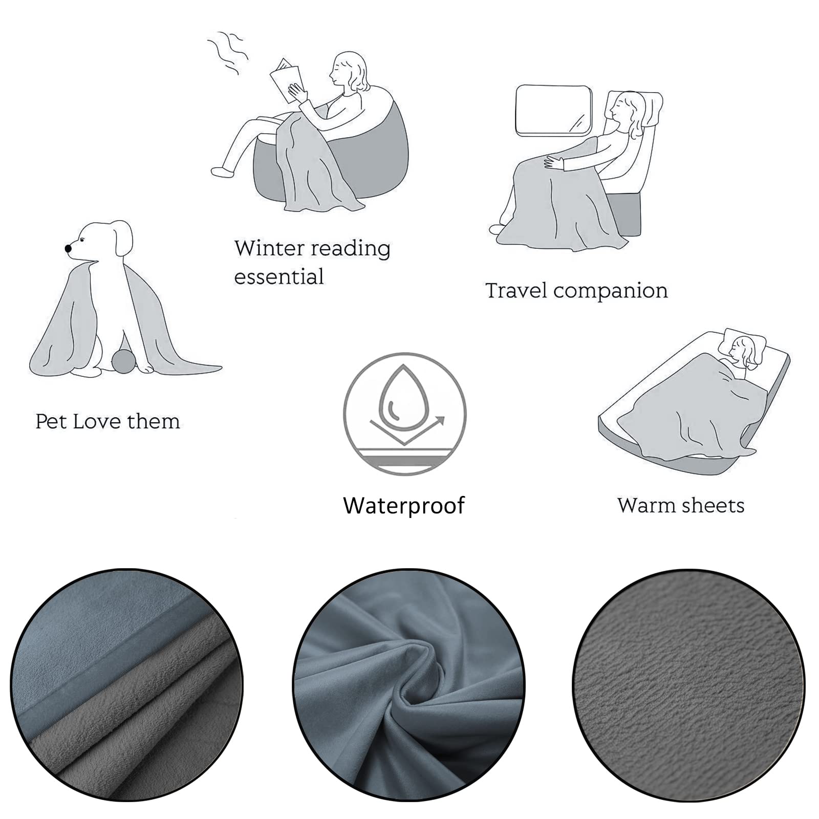 Ameritex Manta disponibles en múltiples medidas para muebles grandes o pequeños.