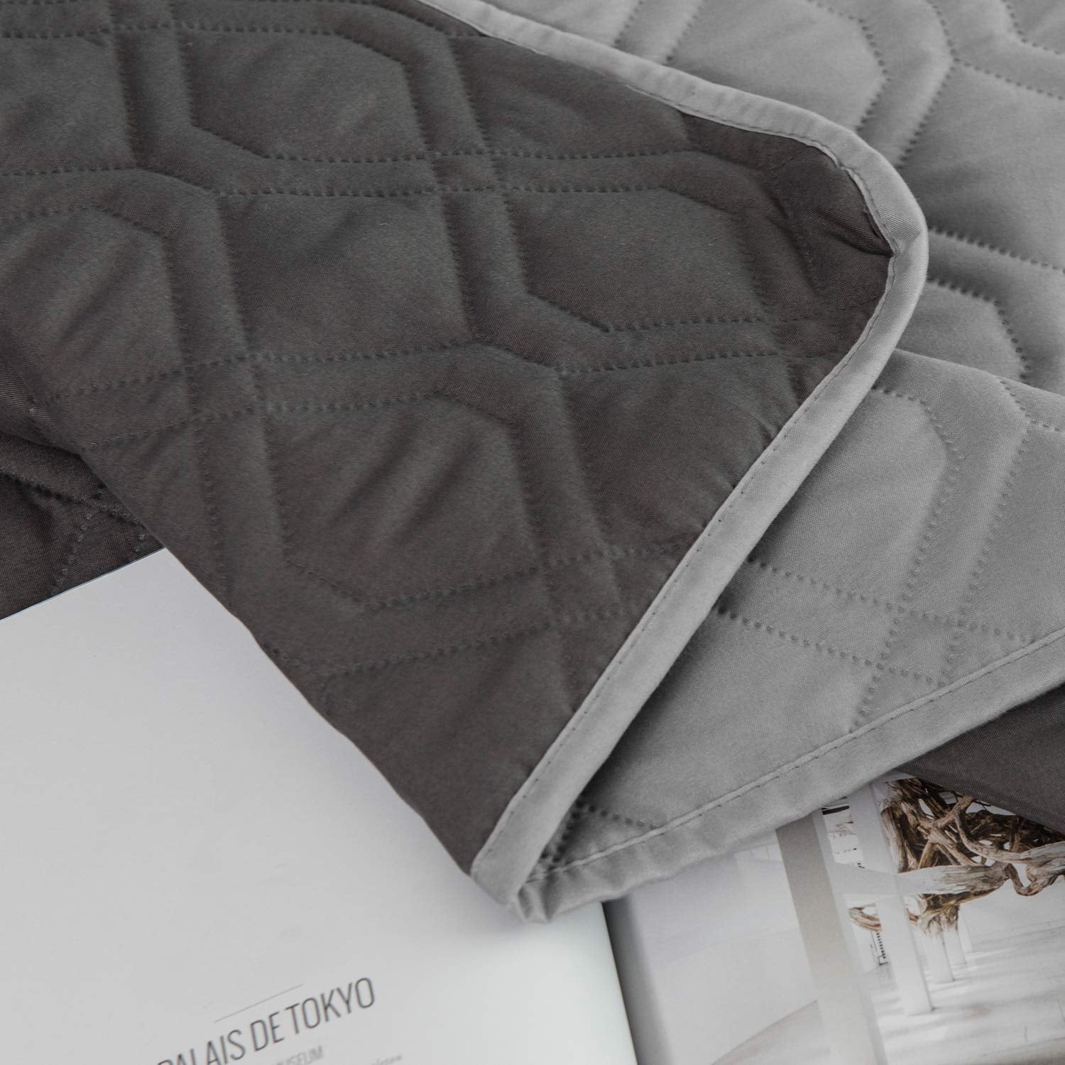Ameritex protección de muebles para perro sirve como capa duradera en el sillón.