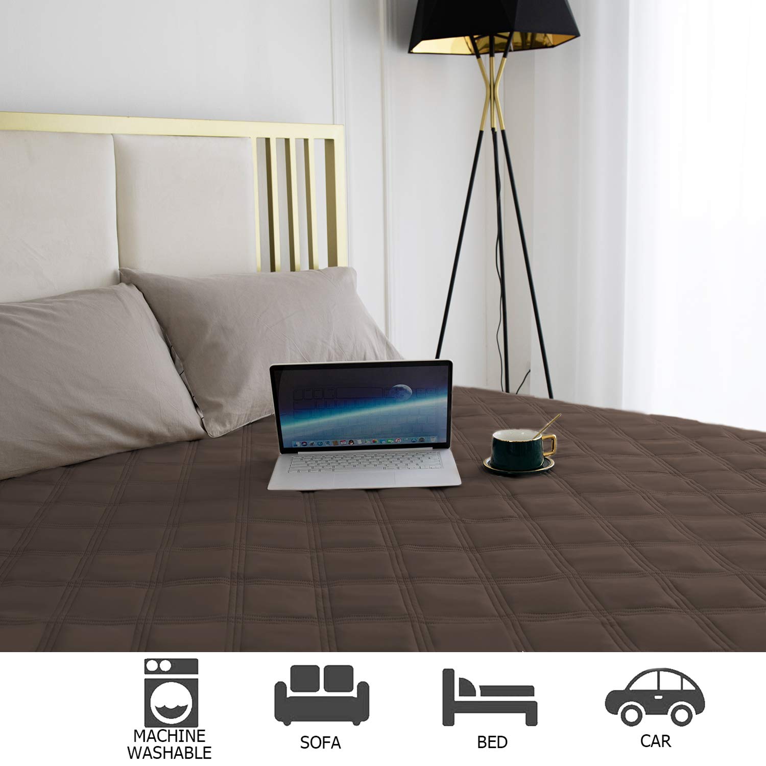 Cobertura para cama de perro, superficie suave para dormir cómodo.