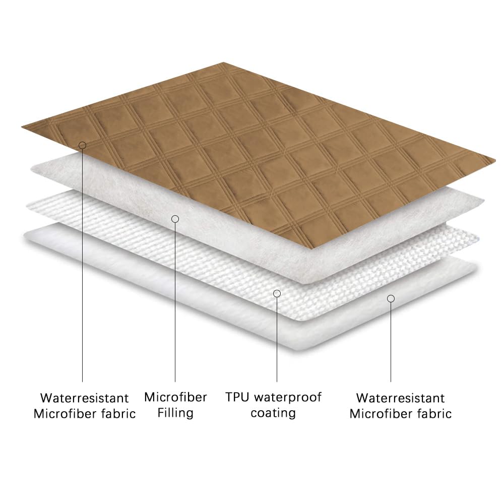 Ameritex tallas disponibles, se adapta a múltiples muebles y camas.