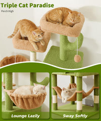AMHANCIBLE Árbol para Gatos 70 pulgadas: postes rascadores con sisal para mobiliario.