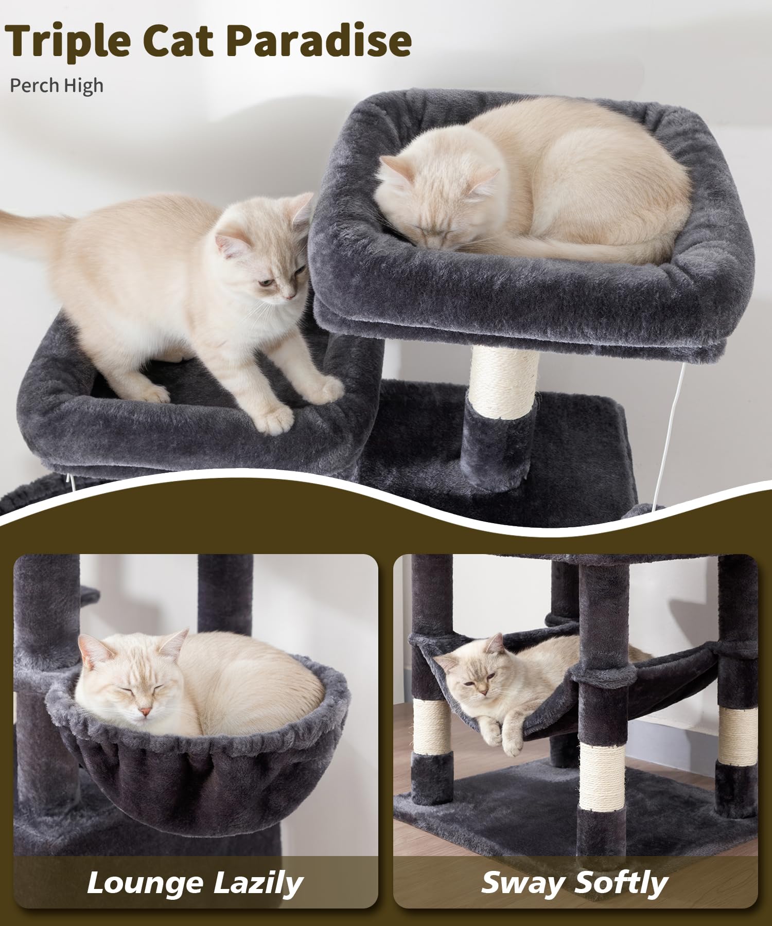 AMHANCIBLE poste de sisal para rascar y proteger muebles.