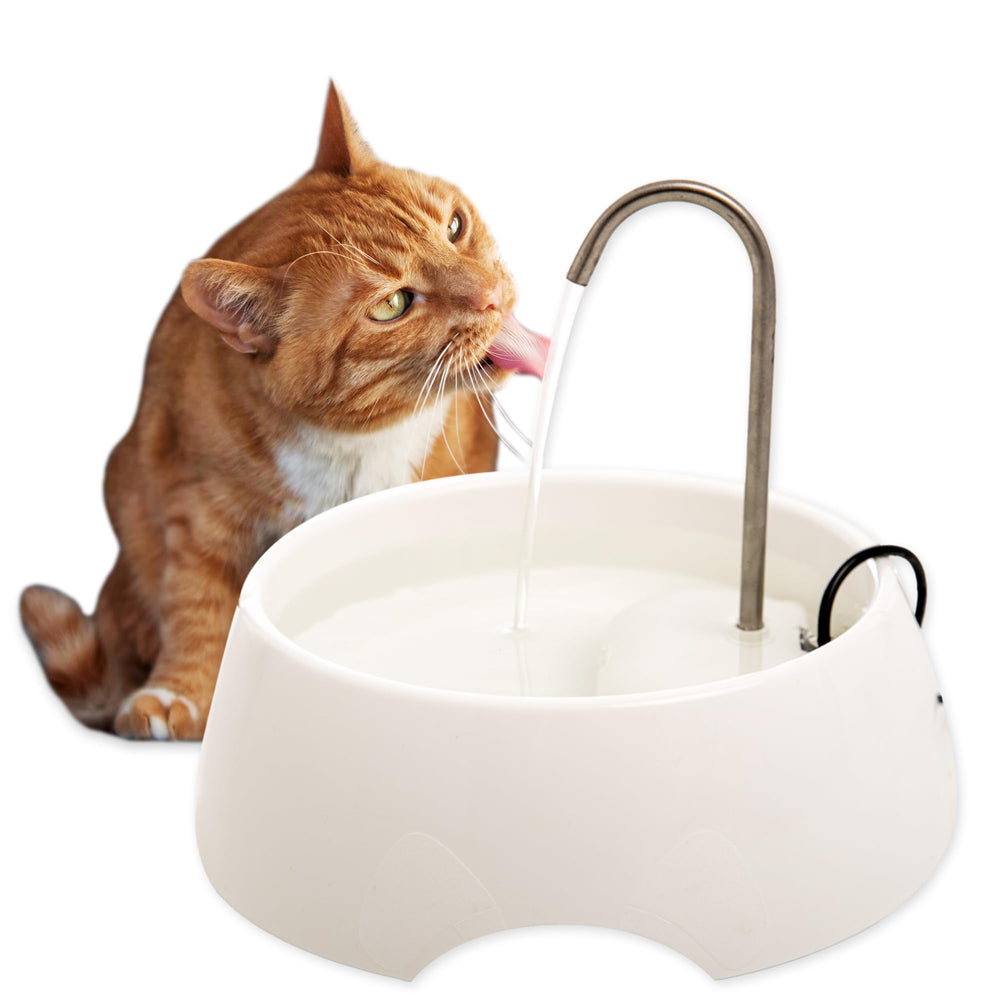 Amicus Aqua Mini: fuente-agua-mascotas 1.2L con flujo continuo para mejor hidratación.