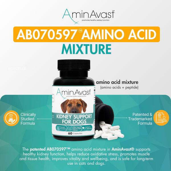 AminAvast: cápsulas espolvoreables en comida para administración sencilla y agradable.