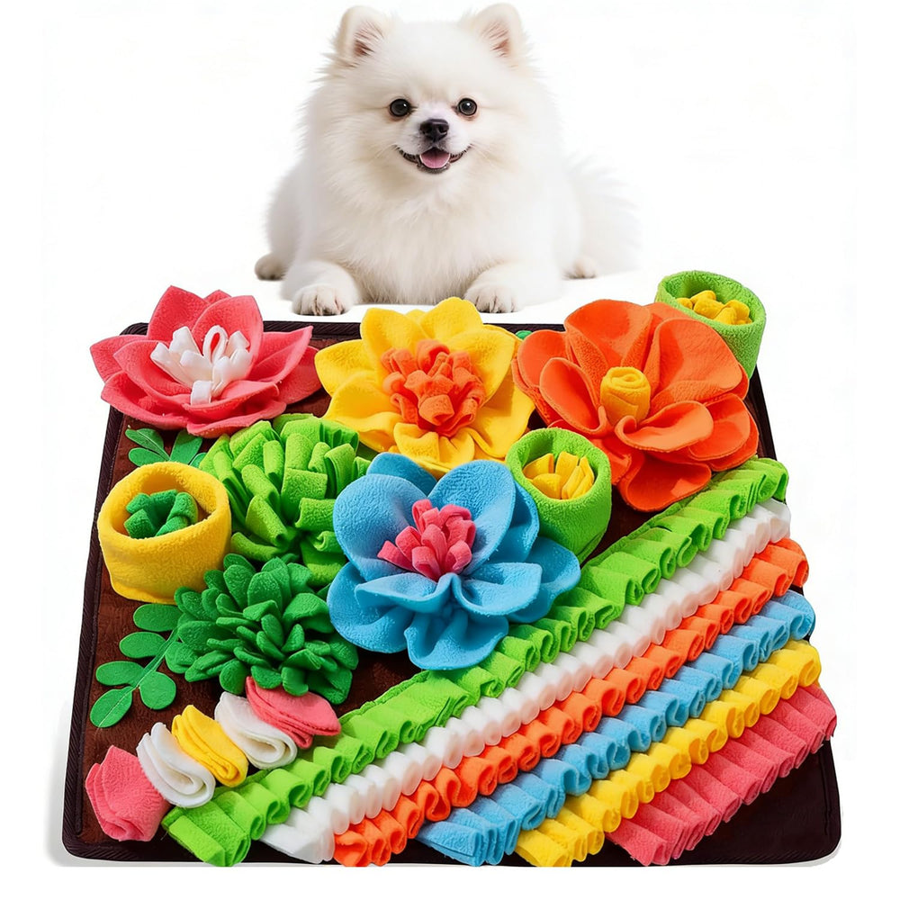 AMIR tapete de olfato para perros, diseño floral para exploracion
