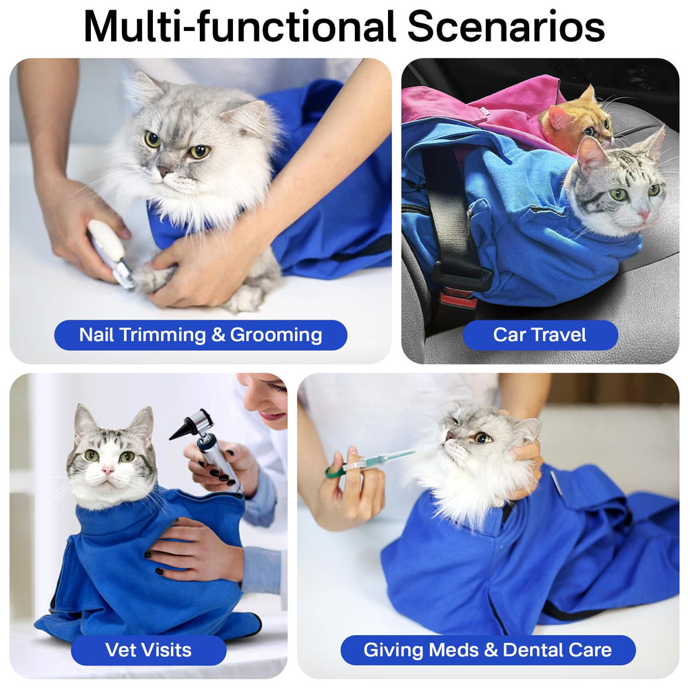 Amkune bolsa porta-gato comodidad diaria con correa suave para paseos.