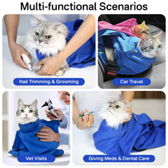 Amkune bolsa porta-gato comodidad diaria con correa suave para paseos.