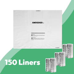 AMOGOGOPET bolsas transparentes para observar la limpieza y cambios