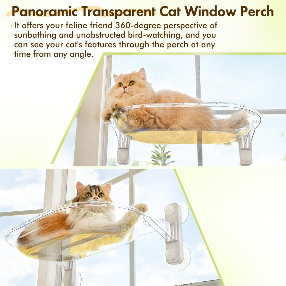 AMOSIJOY percha cápsula de espacio transparente para observar el exterior.
