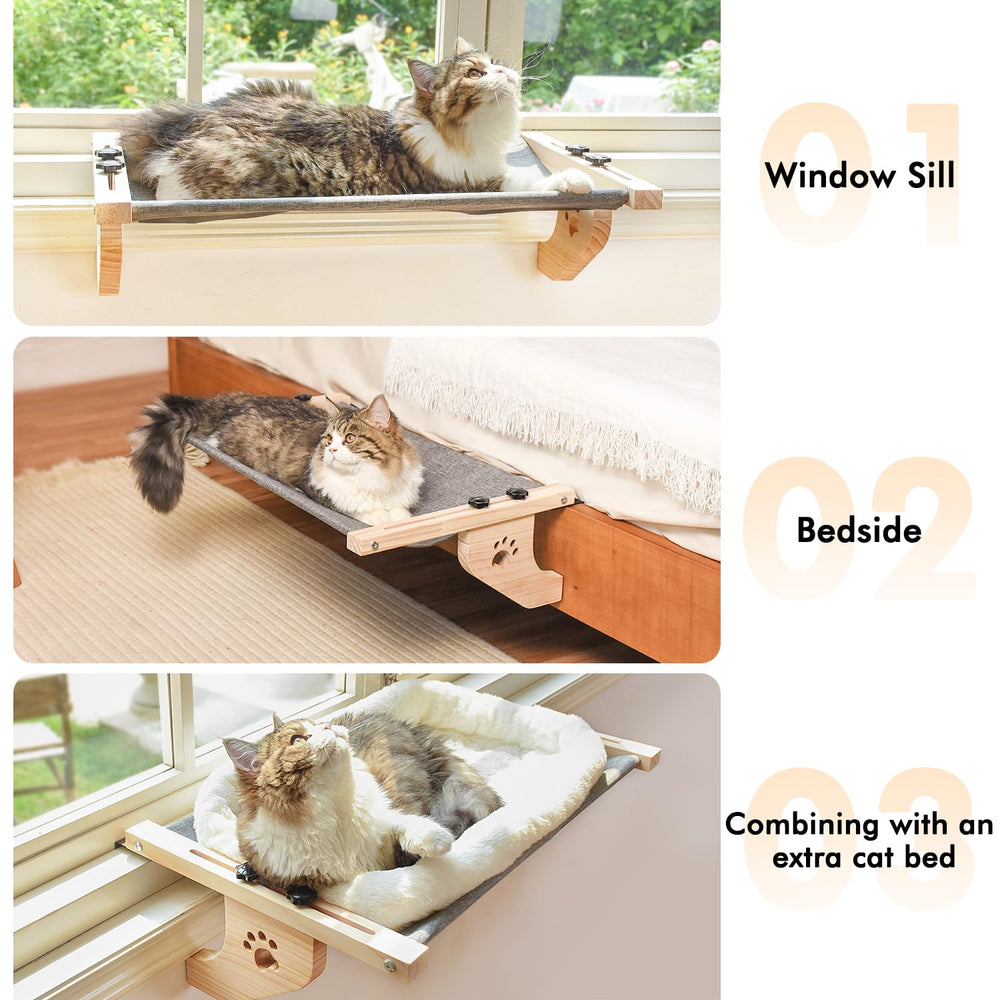 AMOSIJOY capacidad 40 libras, soporte seguro para felino