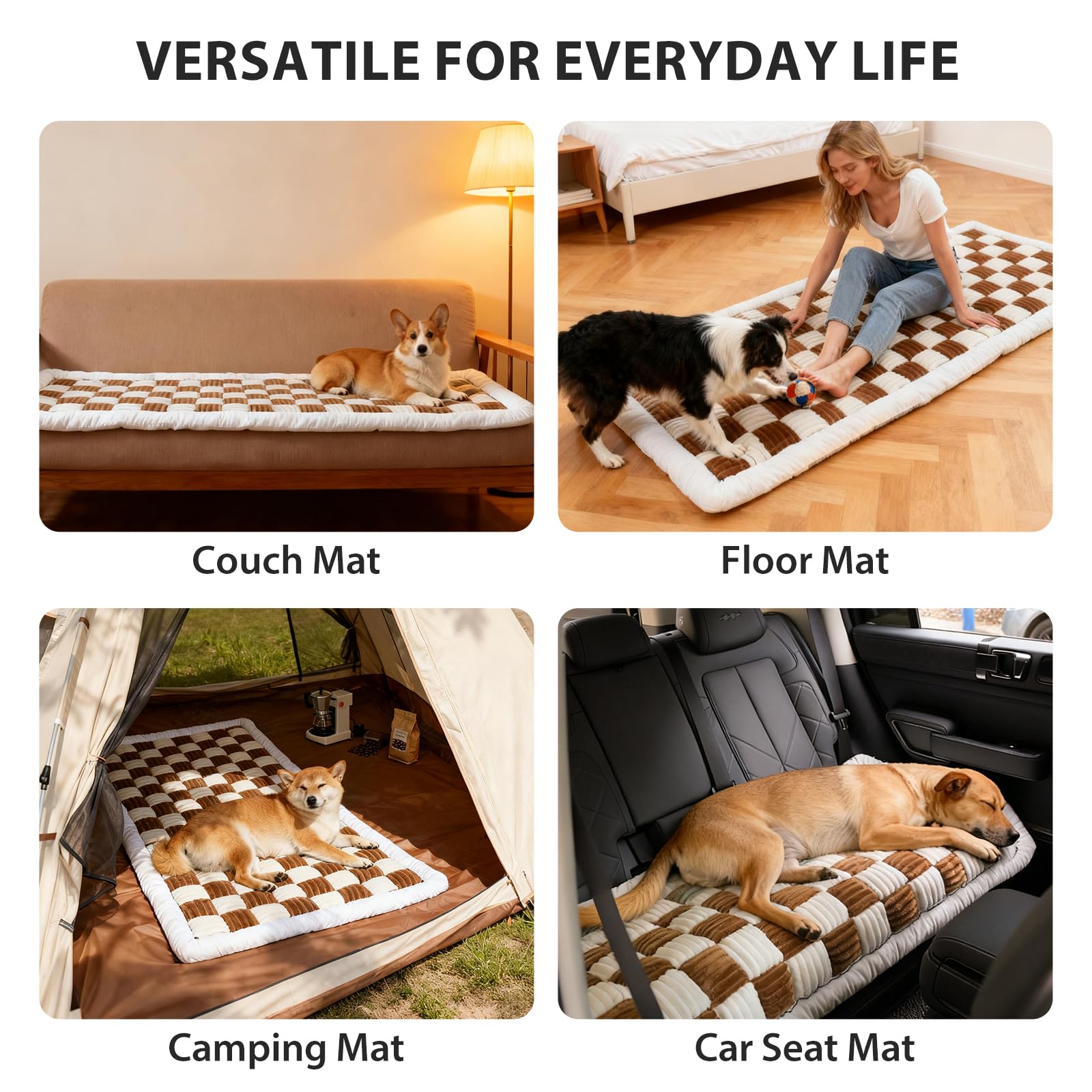 AMTARP protector-sillon-perro-ant-desplazamiento evita movimientos durante la actividad.