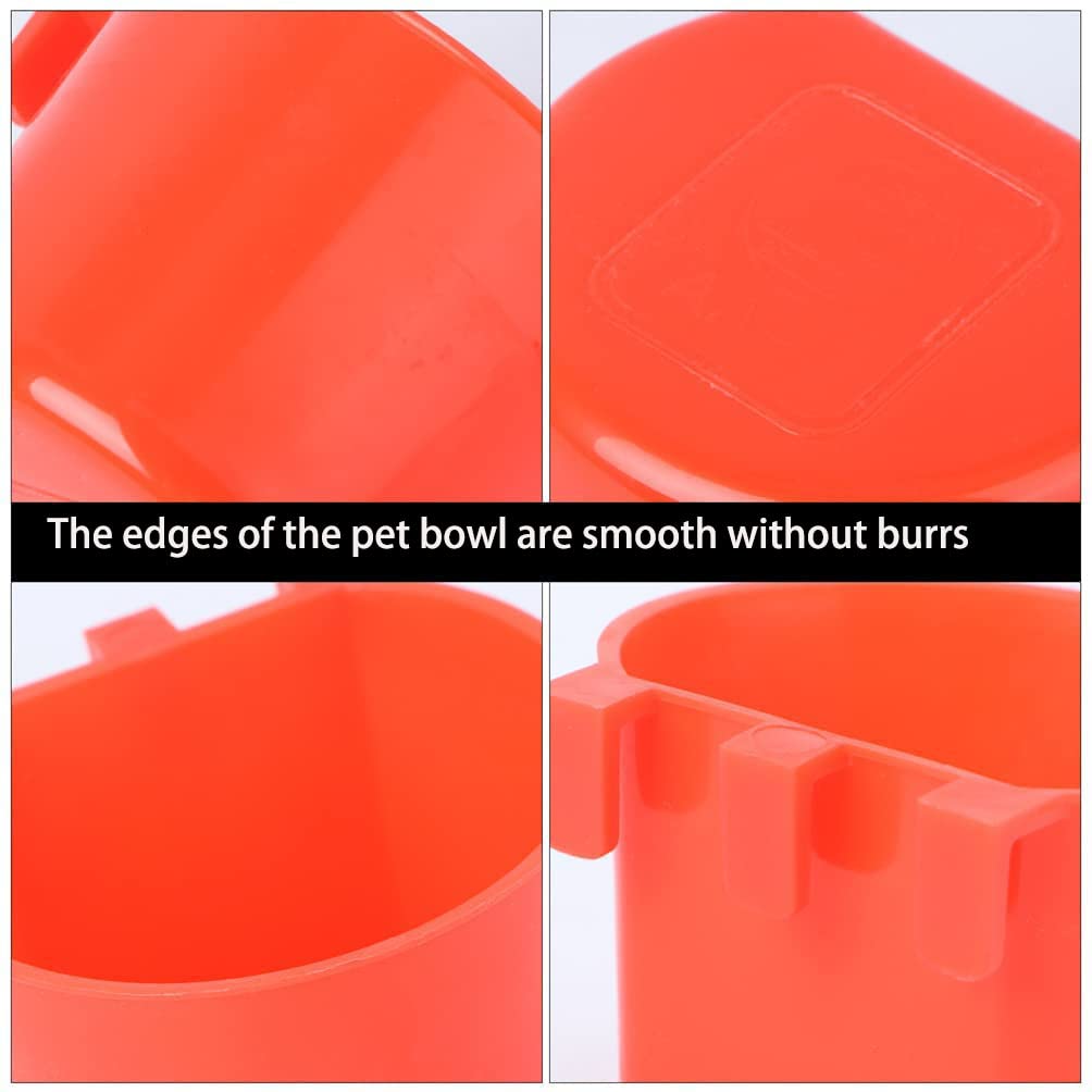 AMZSYLV bordes-sin-rebabas-jaula-aves-10pack: cuencos seguros para aves pequeñas.