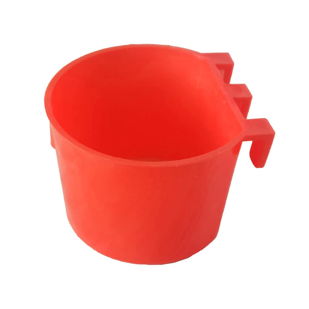 AMZSYLV tazas-alimentacion-jaula-aves-10pack: comederos fáciles de montar para jaula de aves.
