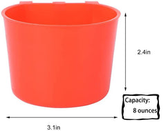 AMZSYLV tazas-bebedero-jaula-aves-10pack: bebederos estables para suministro de agua.