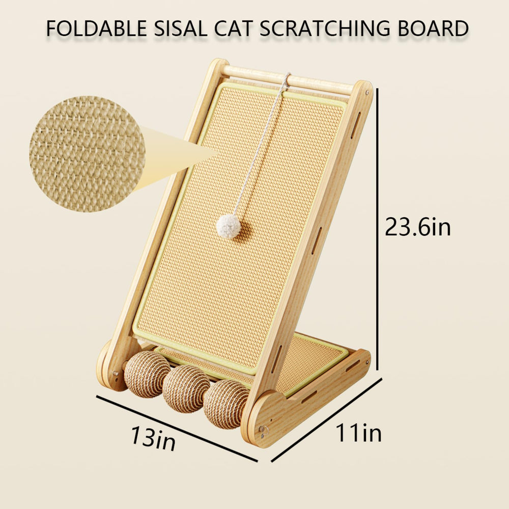 Amztom rascador plano de sisal; ideal para rascar y descansar.