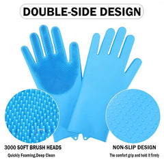 Anazzly guantes con cerdas de alta densidad para remover pelo suelto eficientemente.