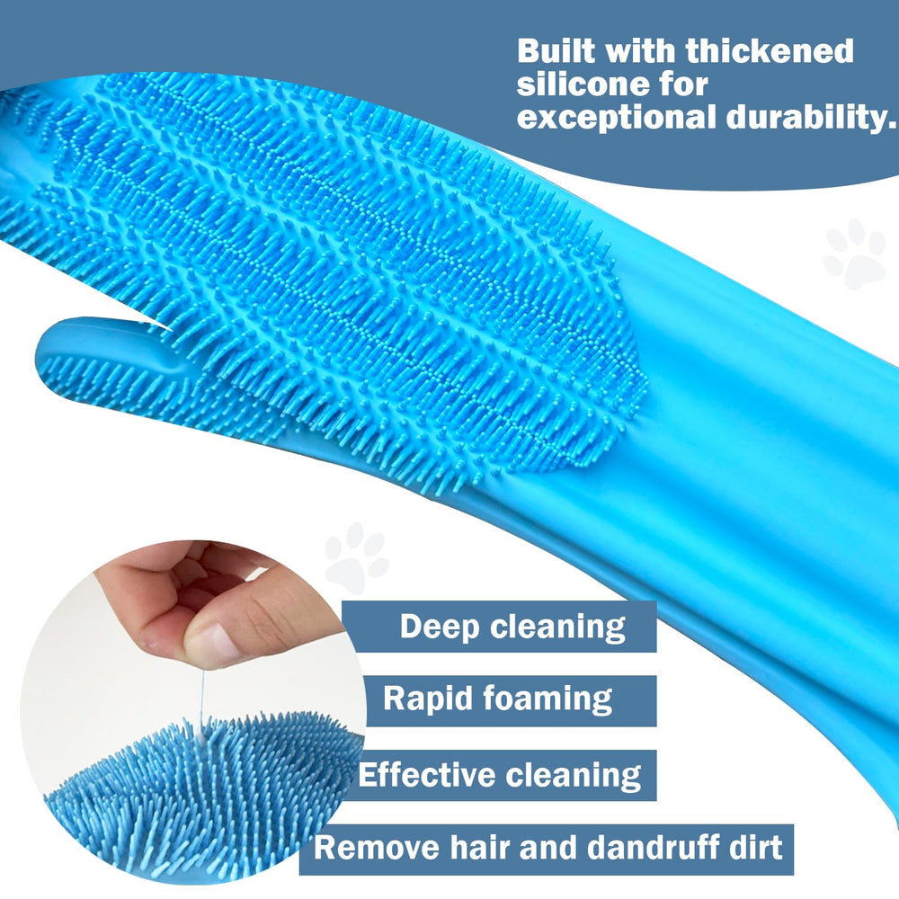 Anazzly guantes de silicona duradera e higiénica para uso húmedo y seco.