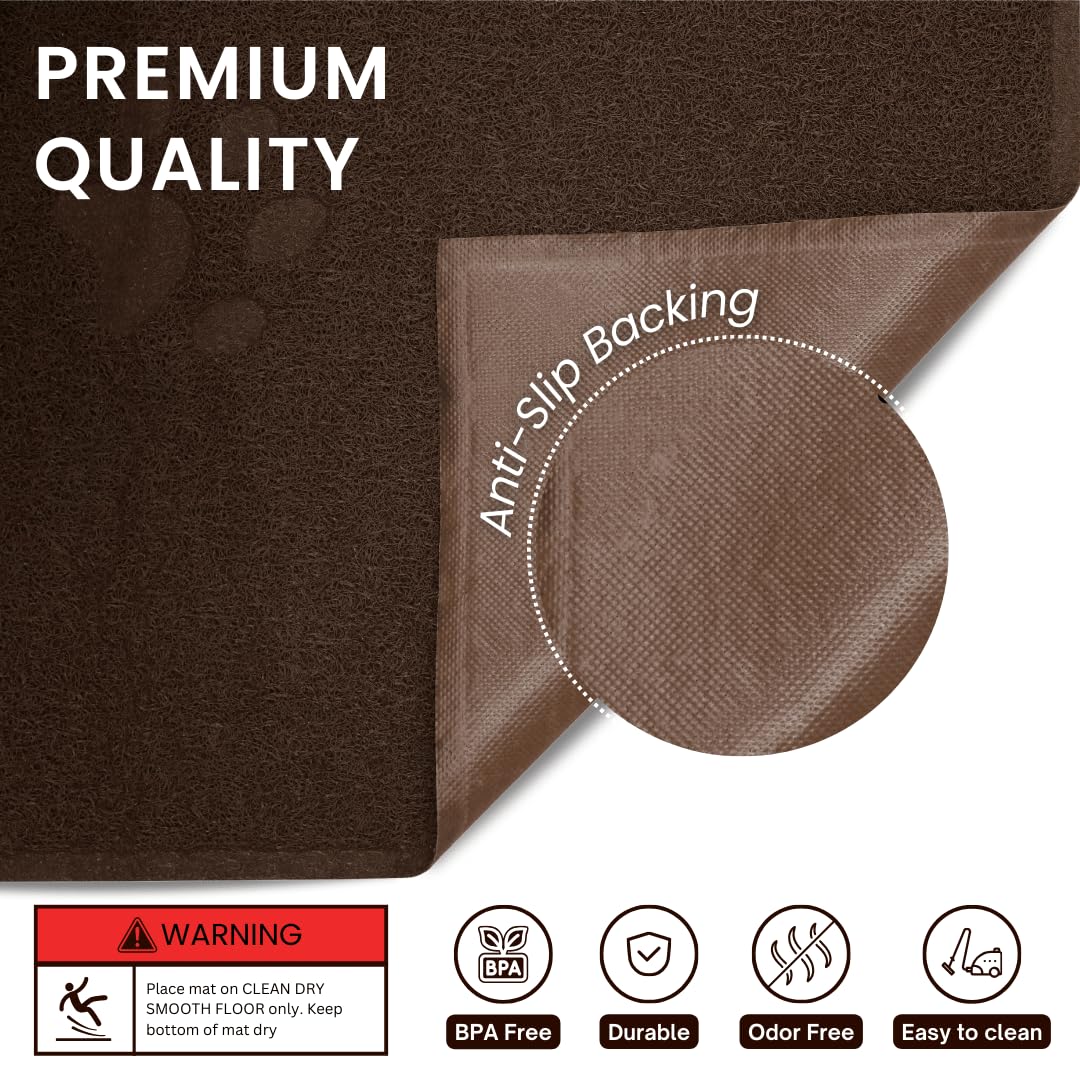 Alfombrilla para arenero impermeable Andalus Brands, protección de piso