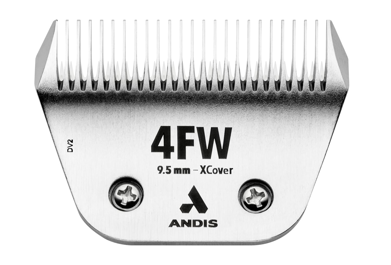 Hoja amplia ceramicEDGE de Andis con 31 dientes para acabado suave.
