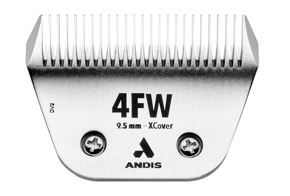 Hoja amplia ceramicEDGE de Andis con 31 dientes para acabado suave.