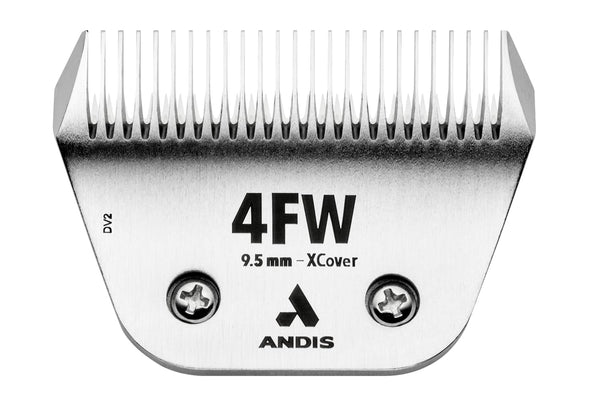 Hoja amplia ceramicEDGE de Andis con 31 dientes para acabado suave.
