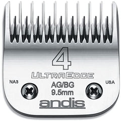 Cuchilla Andis UltraEdge para perros, vista frontal, corte de 3-8 pulgadas