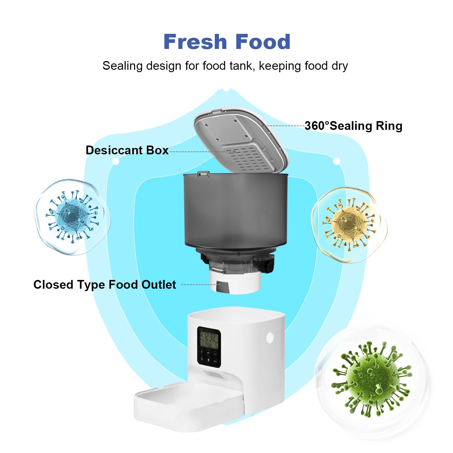 Andoll Home, anillo sellado para comida seca que mantiene la frescura.
