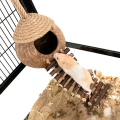 andwe Nido de Coco para Aves: material natural seguro y sostenible
