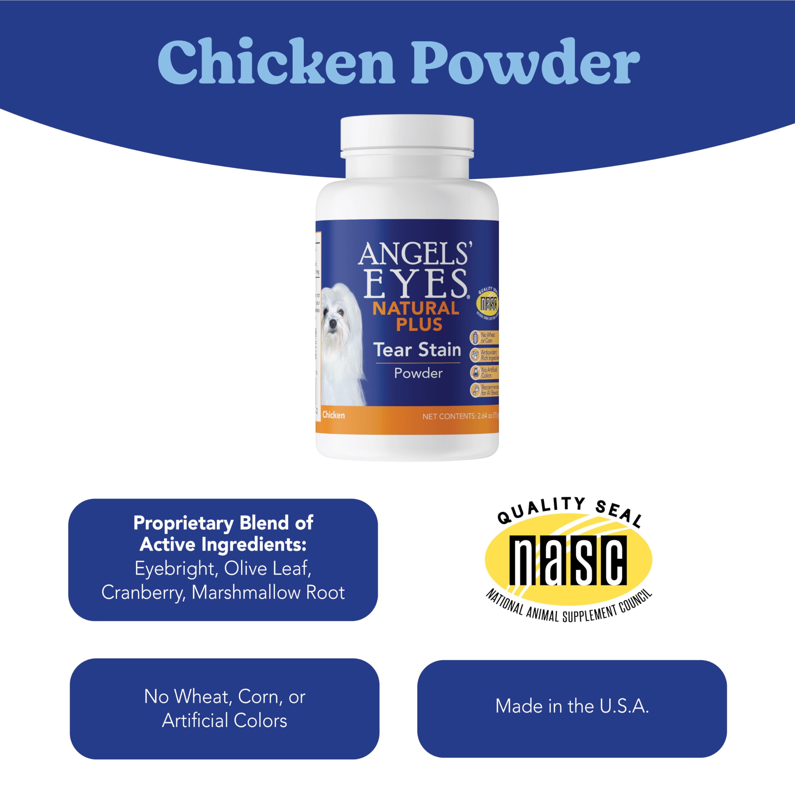 ANGELS' EYES NATURAL PLUS sabor a pollo, agradable para perros