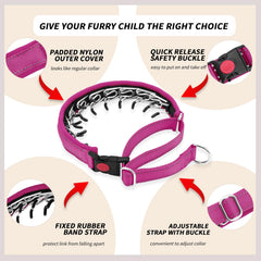 Anglevate collar martingale para perros pequeños, ajuste cómodo para caminar diario