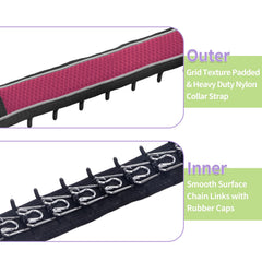Colllar Anglevate Martingale nylon resistente con textura de cuadrícula duradera
