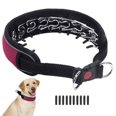 Anglevate Martingale collar para perros grandes vino, cierre rápido para paseos controlados