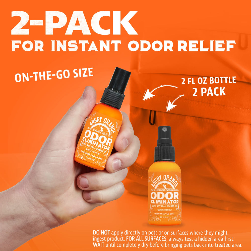 ANGRY ORANGE pack portátil 2oz para usos múltiples en movimiento.
