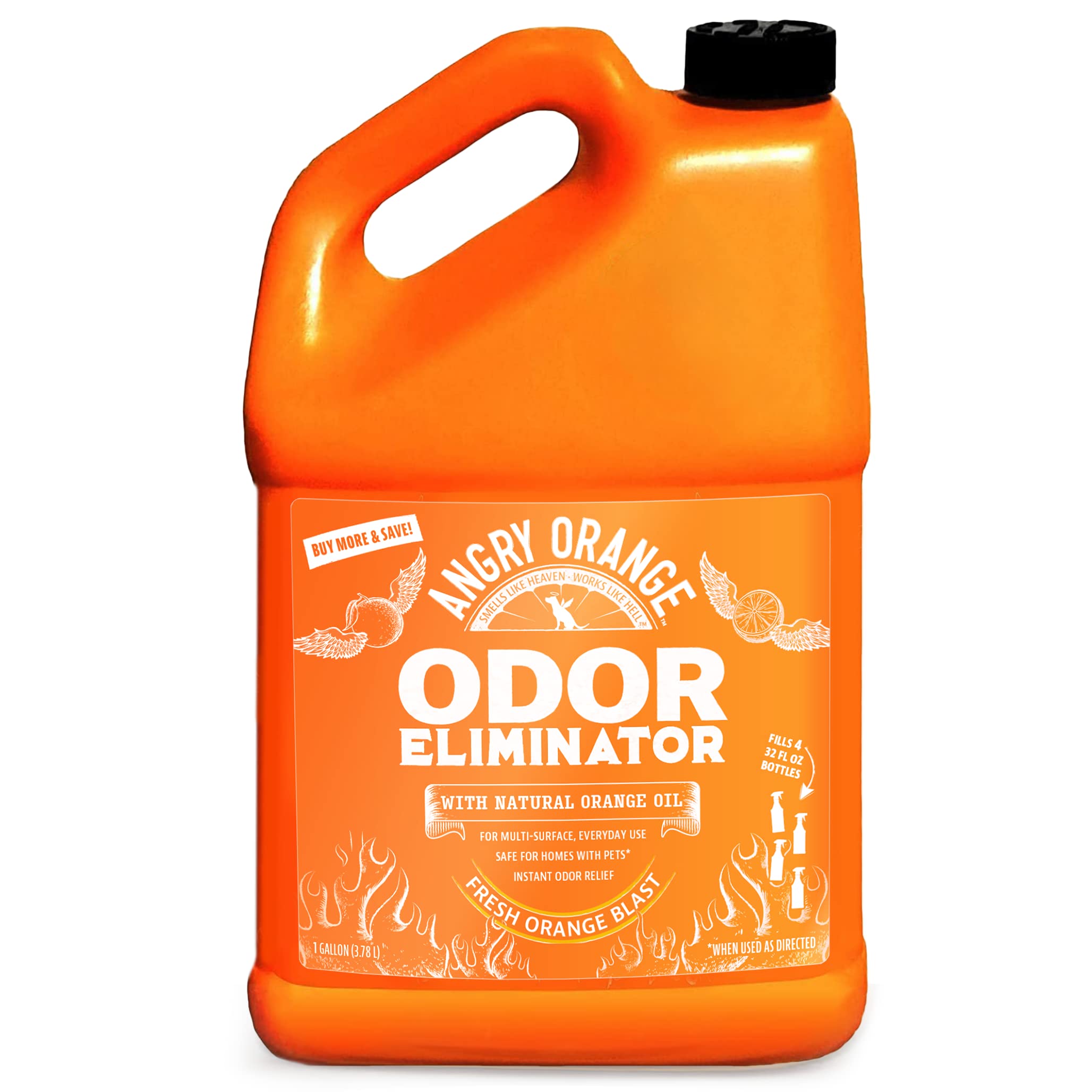 Angry Orange eliminador-olor-mascotas: elimina olores fuertes en el hogar.