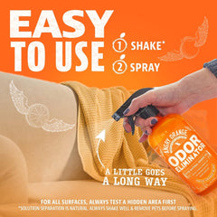 Angry Orange limpia suelos y muebles sellados con eficacia