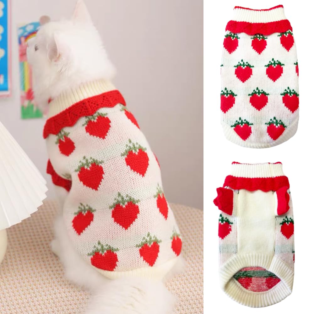 ANIAC sudadera perro frambuesa detalle patrón, mantiene cálida a tu mascota.