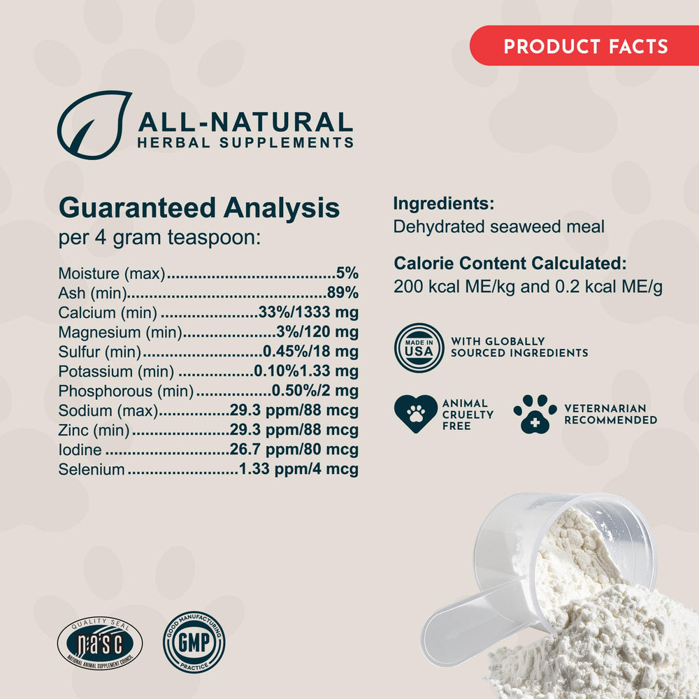 Animal Essentials Sea-Cal digestión suave con dosis reducidas por la alta absorción.