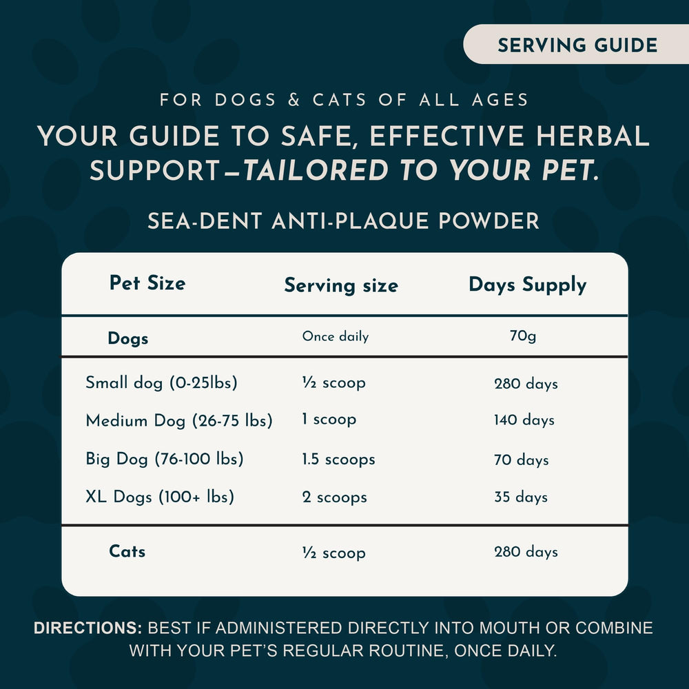 Animal Essentials Sea-Dent minerales naturales para salud bucal