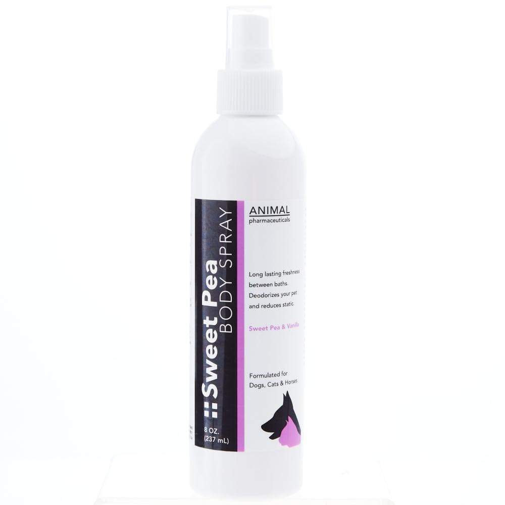 Animal Pharmaceuticals Sweet Pea aerosol para perros, rociado suave para piel sensible y olor duradero