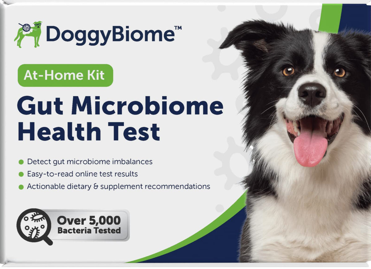 AnimalBiome DoggyBiome: contenido del kit para iniciar pruebas de microbioma canino