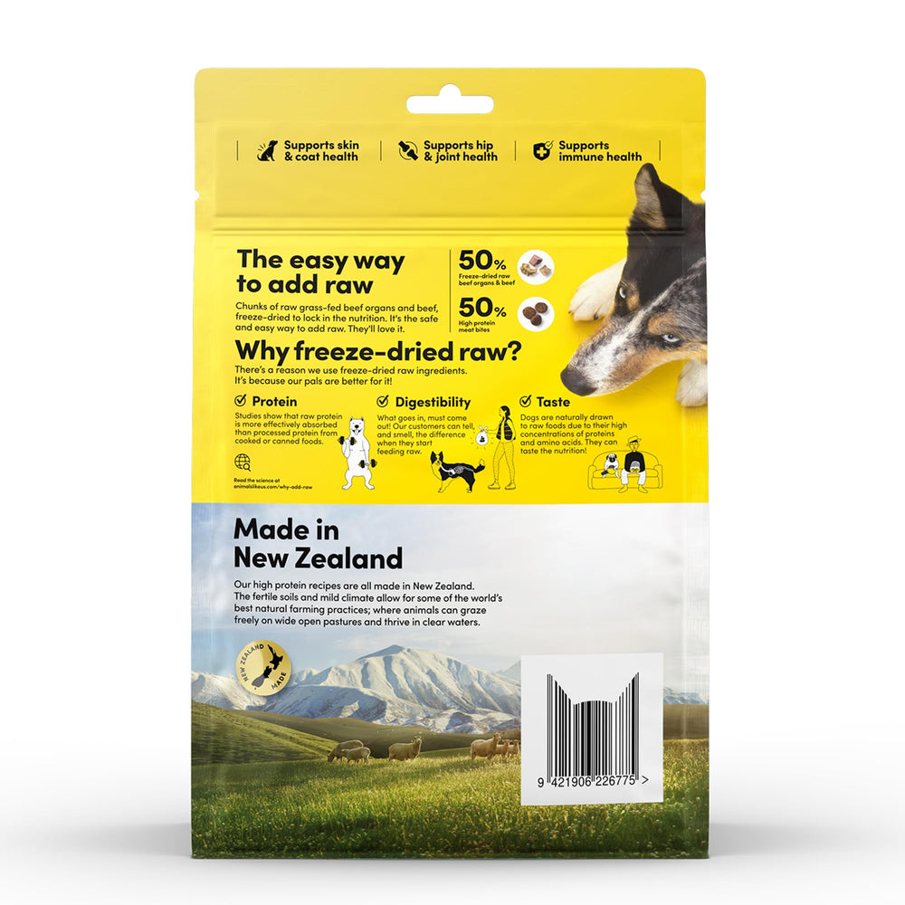 Animals Like Us RawMix50, alto contenido proteico para perros activos