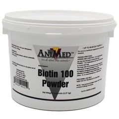 AniMed Biotina 100, botella de 5 libras para nutrición diaria de mascotas