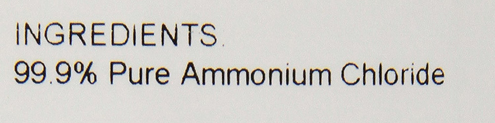 AniMed cloruro de amonio 99,9% con indicaciones de dosis y uso en animales