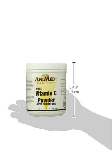 ANIMED Vitamin C Pure, tapa y cierre, almacenamiento seguro